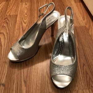 Silver heels